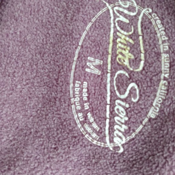 Purple Polar Fleece Pullover M - Picture 3 of 6